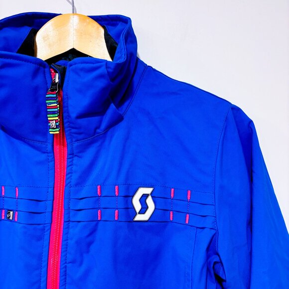 SCOTT Blue Pink Winter Ski Jacket Warm Insulated Coat | X-Small * - Picture 4 of 13